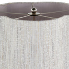 30" Metal Table Lamp With Grey Linen Shade - image 5