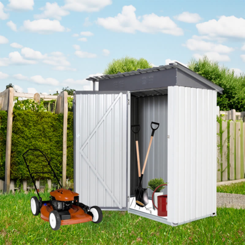 Garden Metal Storage Outdoor Shed  - 64.57"W x 34.65"L x 70.87"H - image 0