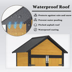 Outdoor Rainproof Roof Wooden Storage Shed - image 4
