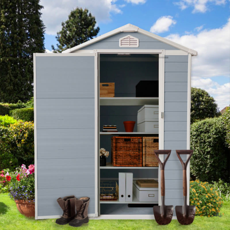 Resin Modern Outdoor Storage Shed