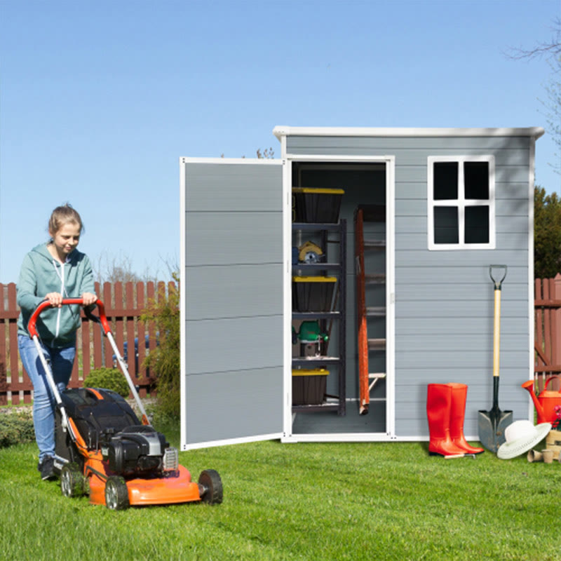 Resin Modern Outdoor Storage Shed