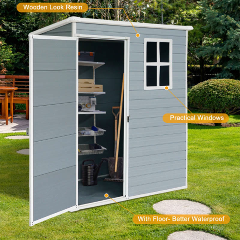 Resin Modern Outdoor Storage Shed