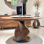 Walnut Shaped Design Round Dining Table - image 4