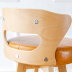 Solid Wood Swivel Bar Stools - image 8