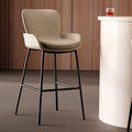 Minimalist Bar Stool For Home Use - Camel - 2x - image 0