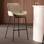 Minimalist Bar Stool For Home Use - Camel - 2x - image 0