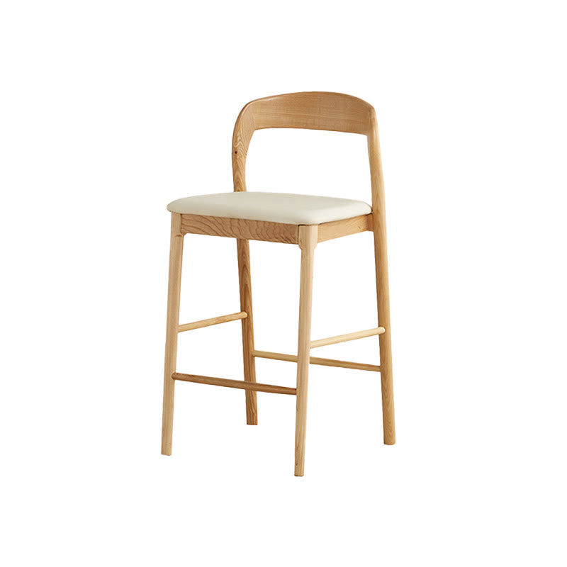 Solid Wood Tall Bar Stool