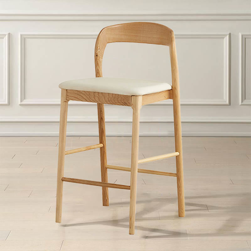 Solid Wood Tall Bar Stool