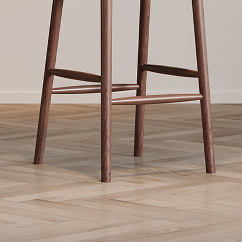 Solid Wood Tall Bar Stool