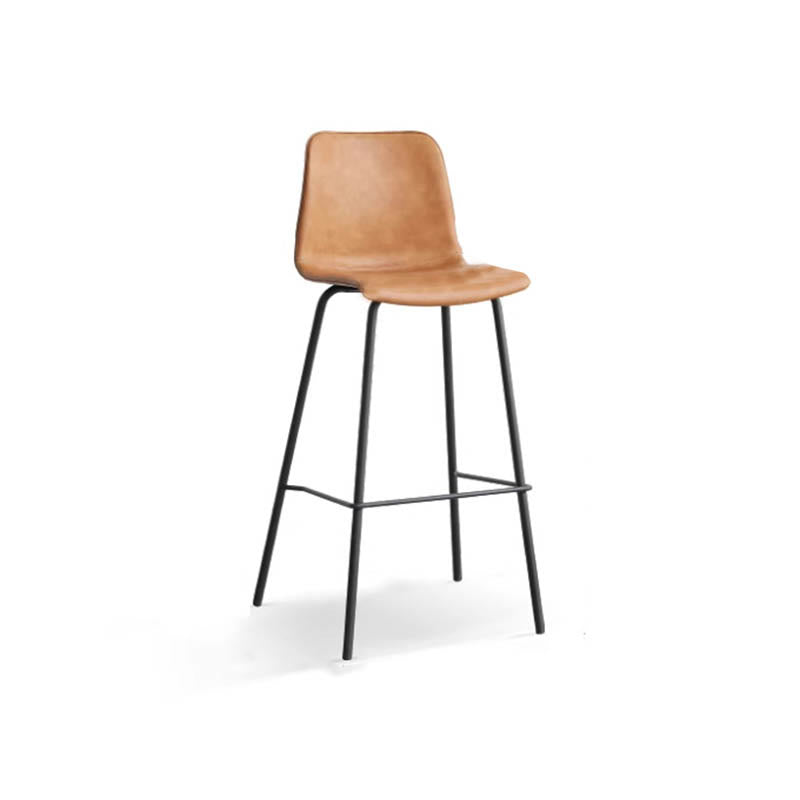 Iron Frame Saddle Leather Bar Stools