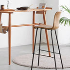 Iron Frame Saddle Leather Bar Stools - image 6