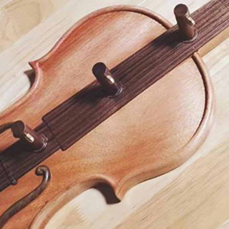 Creative Violin Shape Wall Hook - image 3