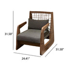 Mid-century Woven Rope Accent Chair - image 8