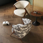 Single Vintage Solid Wood Sofa Accent Chair - image 5
