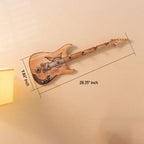 Creative Wooden Guitar Shape Wall Hook - Wood Hook - M(15 hooks)-9.84" W x 28.34" L - image 7