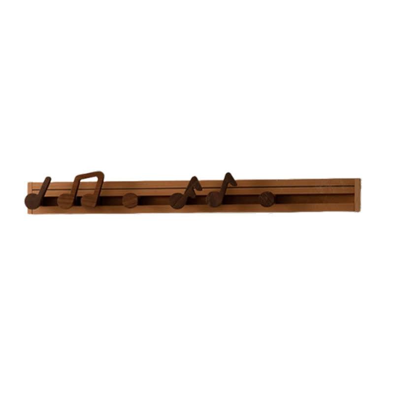 Nordic Style Wooden Musical Note Wall Hook