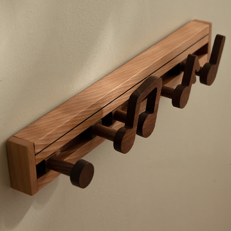 Nordic Style Wooden Musical Note Wall Hook - image 5