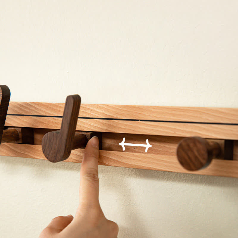 Nordic Style Wooden Musical Note Wall Hook - image 8