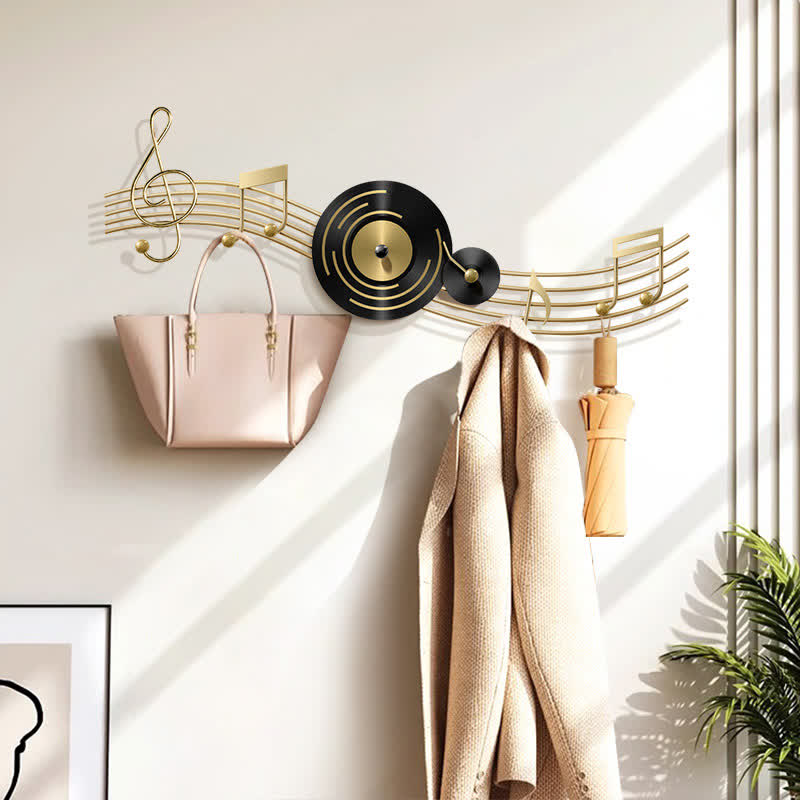 Creative Iron Music Score Decorative Wall Hook