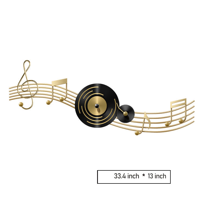 Creative Iron Music Score Decorative Wall Hook