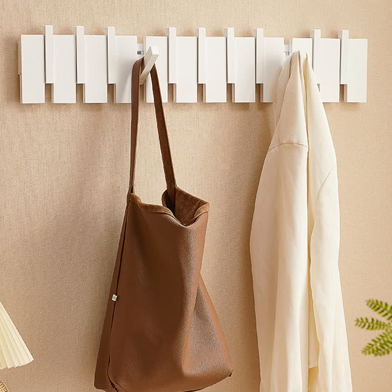 Solid Wood Piano Key Wall Hook - image 3