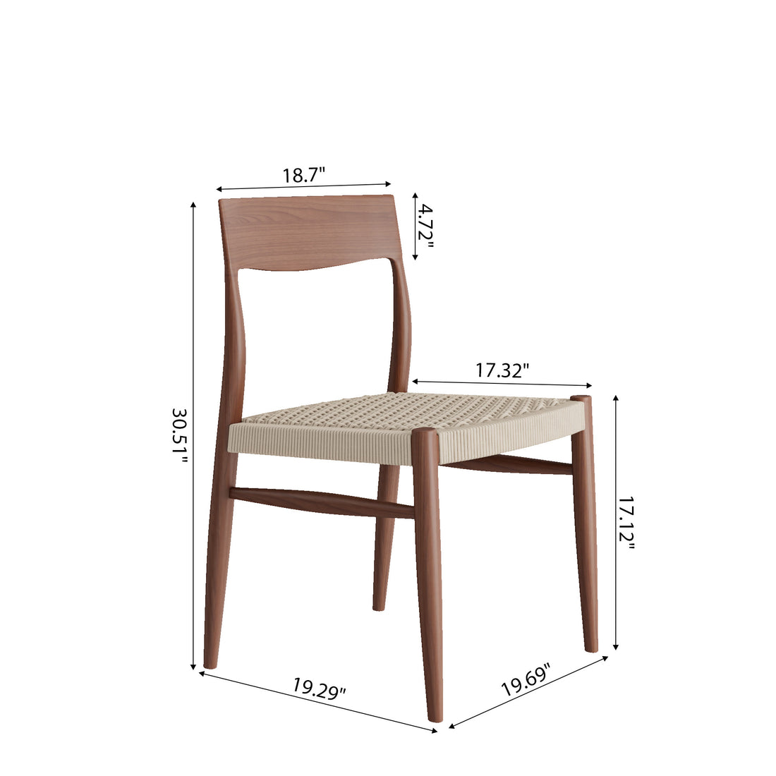 2x/4x/6x  Wooden Dining Chairs Set