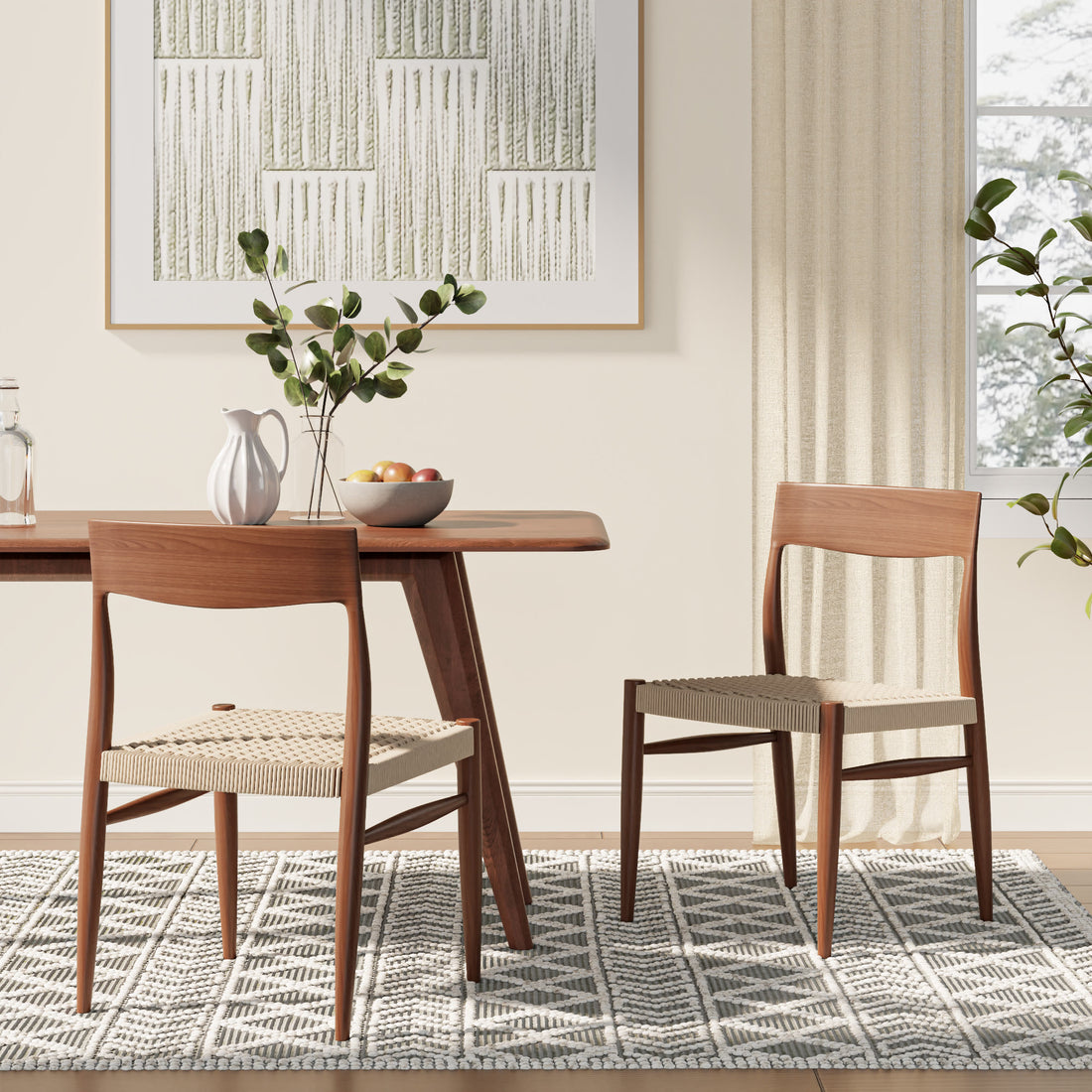 2x/4x/6x  Wooden Dining Chairs Set