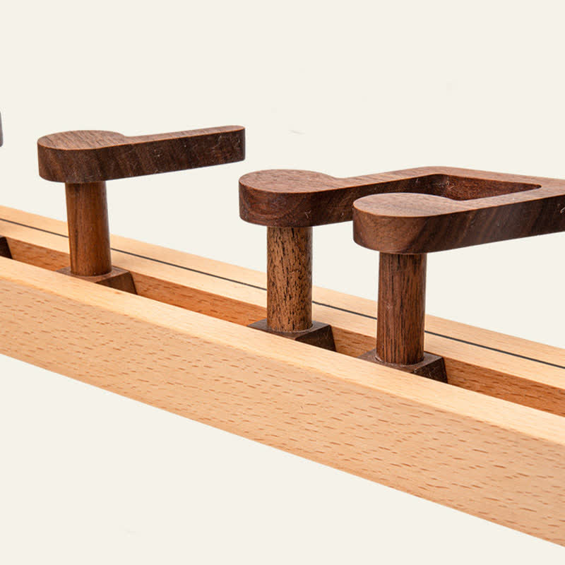 Solid Wood Musical Notes Wall Hook