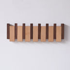 Wood Color Solid Wood Creative Piano Key Wall Hook - image 21
