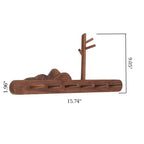 Solid Wood Cloud Shape Wall Hook - Walnut - M (9 hooks)- 1.96"W x 23.62"L - image 12