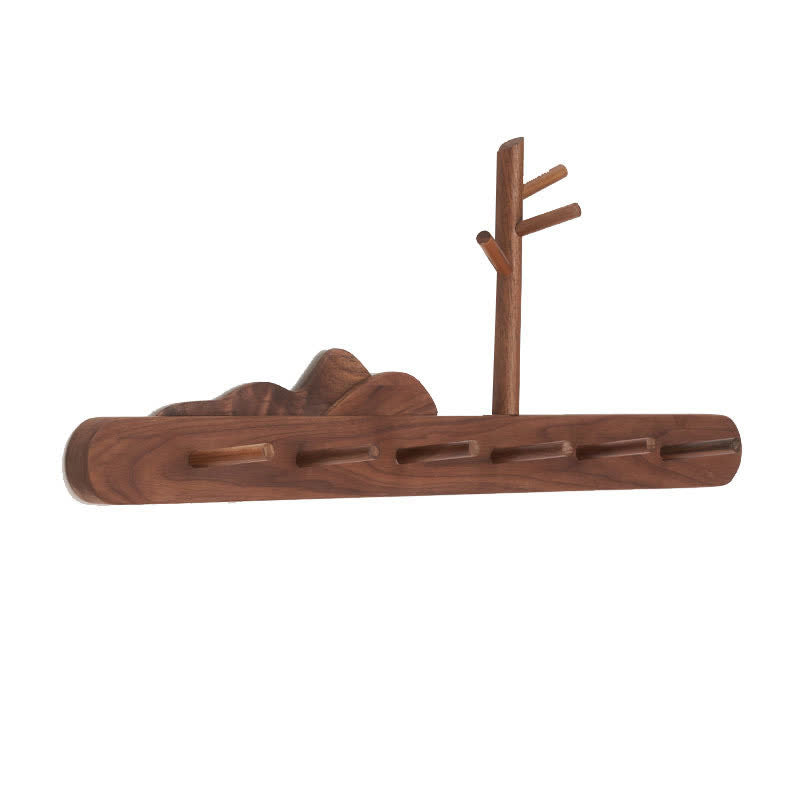 Solid Wood Cloud Shape Wall Hook