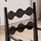 Solid Wood Backrest Household Dining Chair - image 5