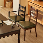 Solid Wood Backrest Household Dining Chair - image 3