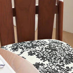 Peacock-shaped High-back Solid Wood Dining Chair - image 7