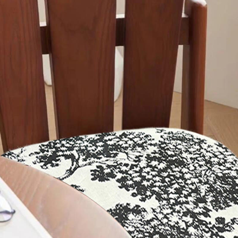 Peacock-shaped High-back Solid Wood Dining Chair - image 7