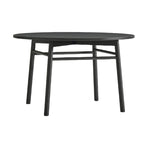 Modern Four-legged Solid Wood Round Table - image 1