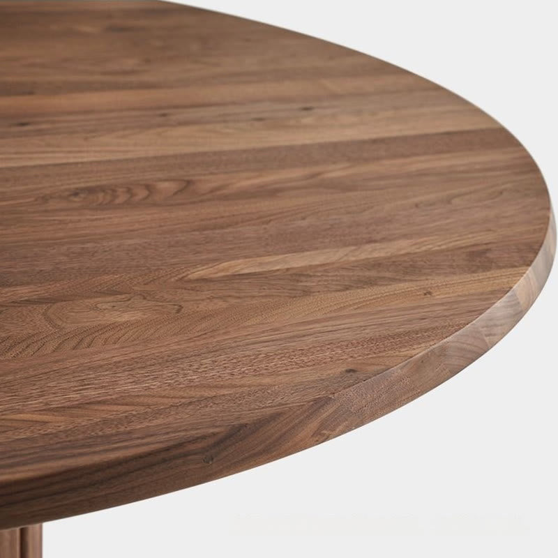 Doric Order Base Solid Wood Dining Table - image 9