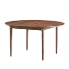 Round Four-legged Solid Wood Dining Table - image 1