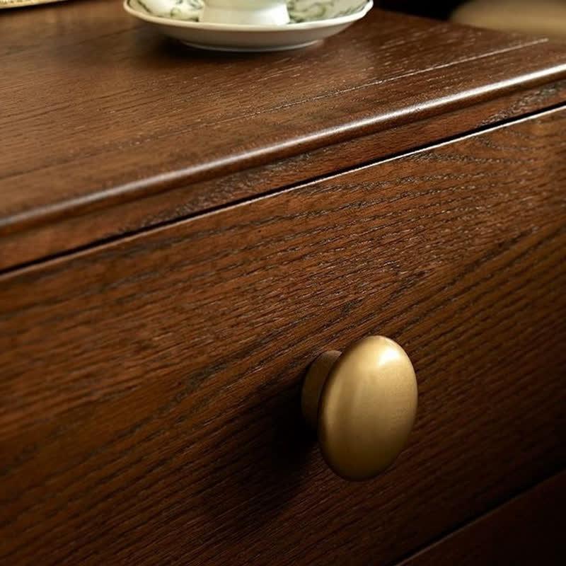 Solid Wood Rustic Style Nightstand End Table - image 8