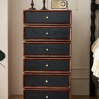Solid Wood Rotatable Drawers Nightstand End Table - image 5