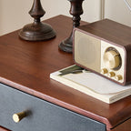 Solid Wood Rotatable Drawers Nightstand End Table - image 9