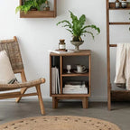 Solid Wood Nightstand Storage Cabinet - image 3