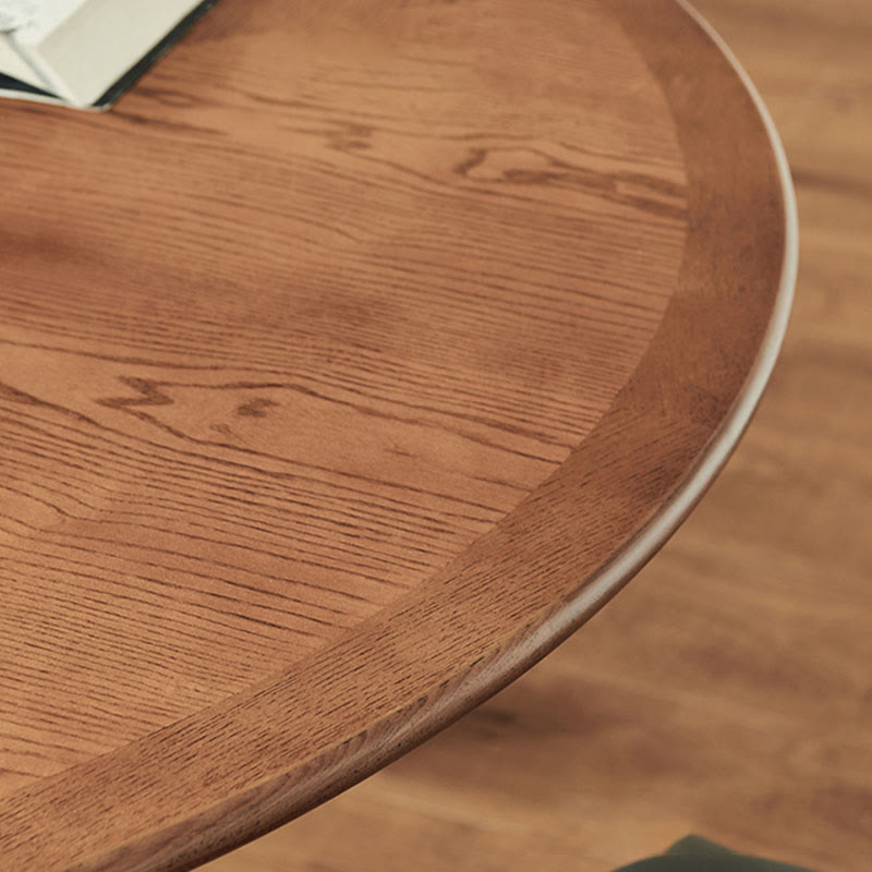 Solid Wood Dining Table With Three-dimensional Column Legs - image 7