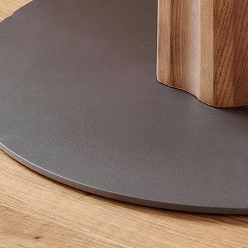 Solid Wood Dining Table With Three-dimensional Column Legs - image 5