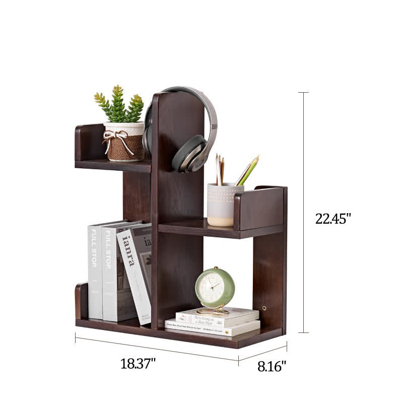 Solid Wood Desktop Storage Rack - D - image 10