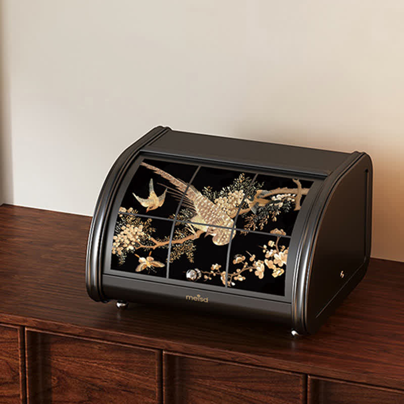 Retro Print Desktop Storage Cabinet - C - 1Layer-M - image 11