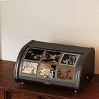 Retro Print Desktop Storage Cabinet - A - 1Layer-L - image 6