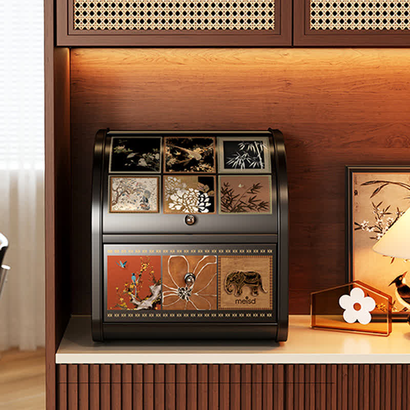 Retro Print Desktop Storage Cabinet - image 3