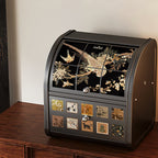Retro Print Desktop Storage Cabinet - C - 2Layers-M - image 10
