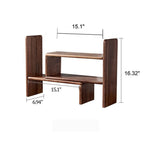 Solid Wood Desktop Storage Rack - F - image 12